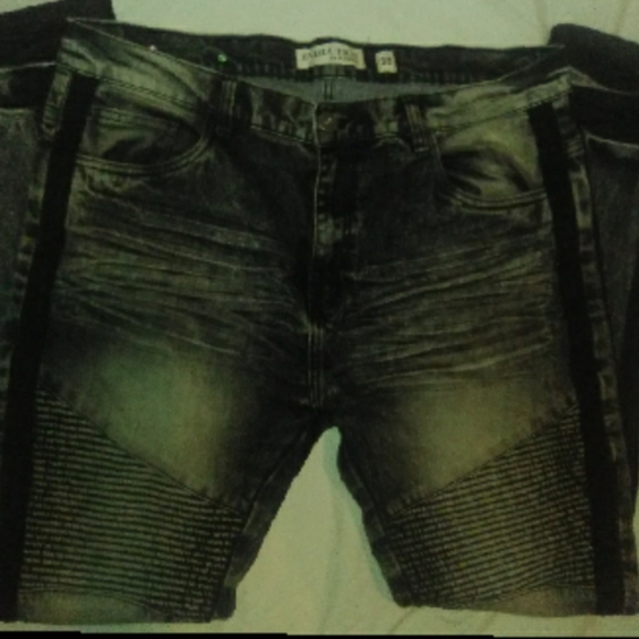 Evolution in Design Men's Moto Jeans - Picture 2 of 5